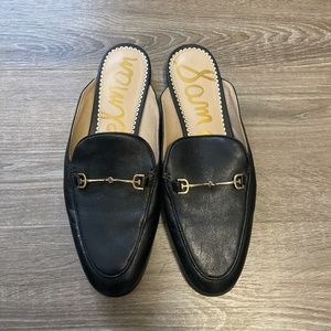 Sam Edelman Linnie Mule (Black Leather, Sz 8)